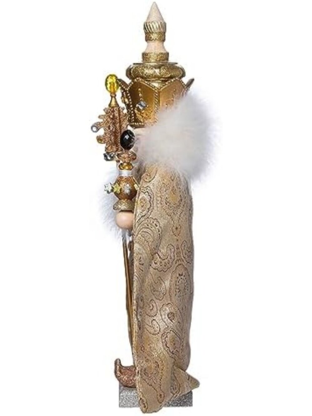 18-Inch Gold King Nutcracker - Elegant Holiday Decor for Festive Home Display - Picture 7 of 7